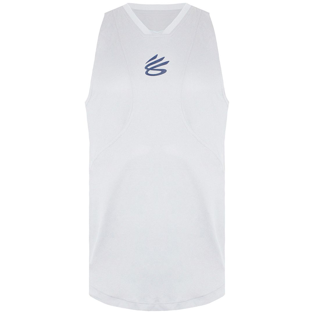 Under Armour x Stephen Curry Mens White Performance Tank Top