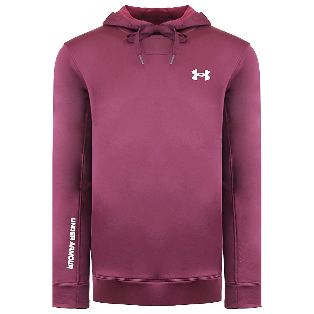 Under Armour Terry Mens Burgundy Hoodie