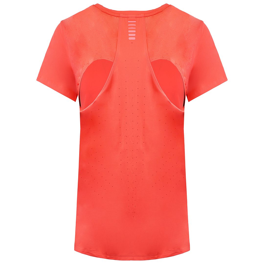 Under Armour IsoChill Run Laser Womens Orange T-Shirt