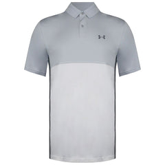 Under Armour Performance Blocked Mens White/Grey Polo Shirt