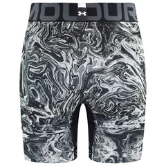 Under Armour HeatGear Mens Black/White Running Shorts