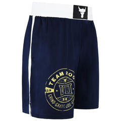 Under Armour Project Rock Mens Navy/White Boxing Shorts