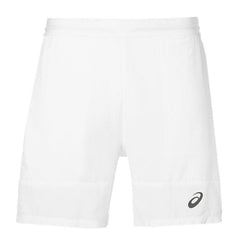 Asics Athlete 7inch Mens White Tennis Shorts