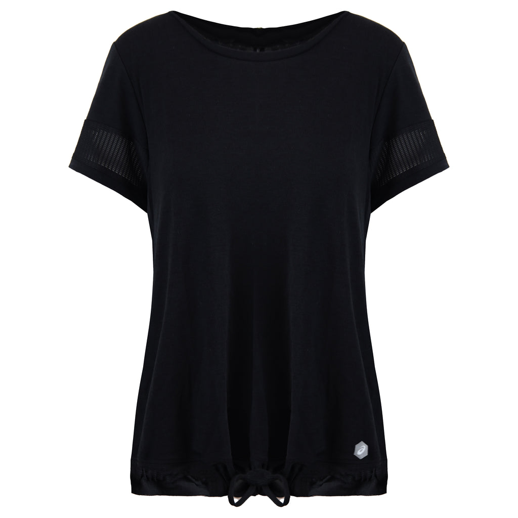 Asics Logo Womens Black T-Shirt