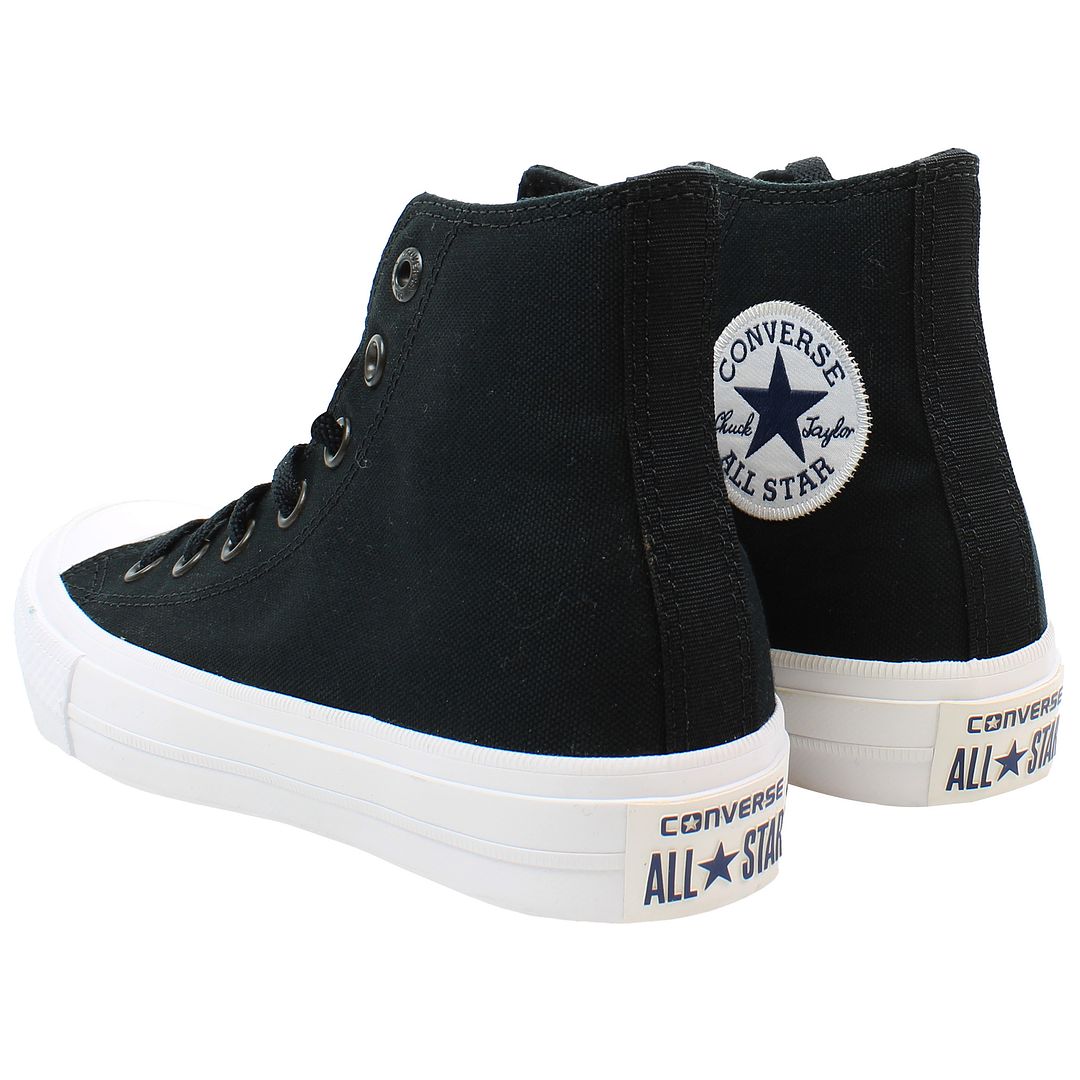 Converse Chuch Taylor II Hi Womens Black Plimsolls