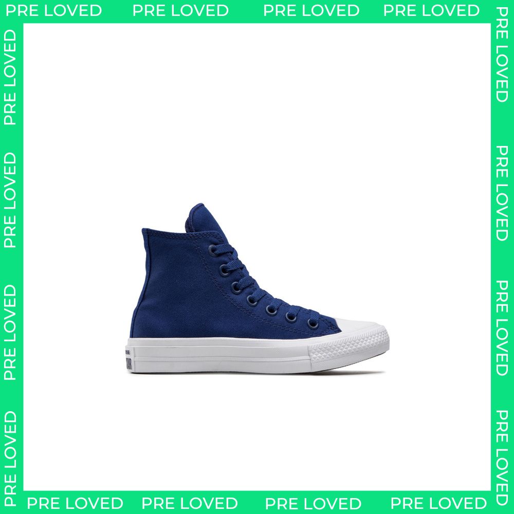 Converse Chuck Taylor II Womens Blue Plimsolls - Marks