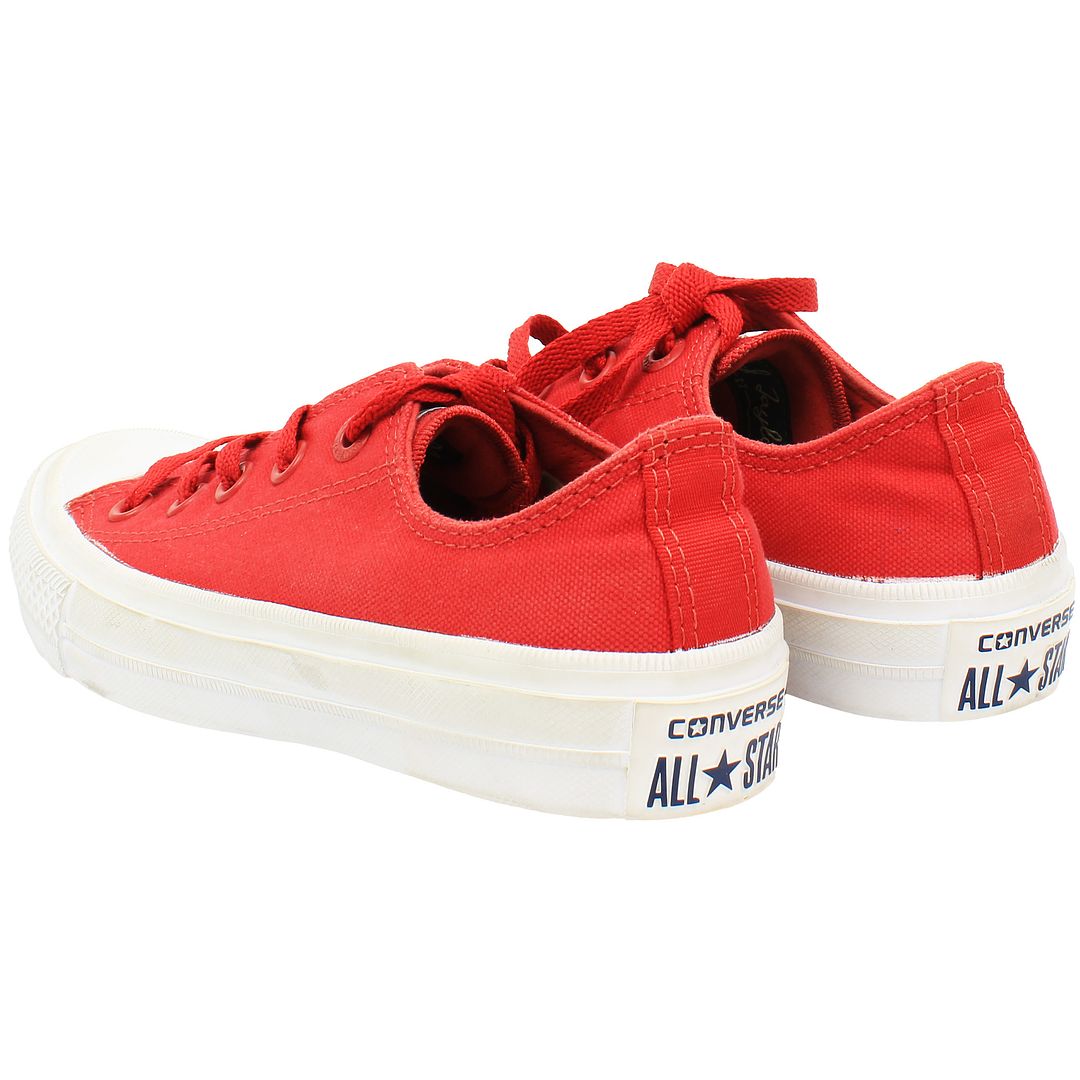 Converse Chuck Taylor II Womens Red Plimsolls