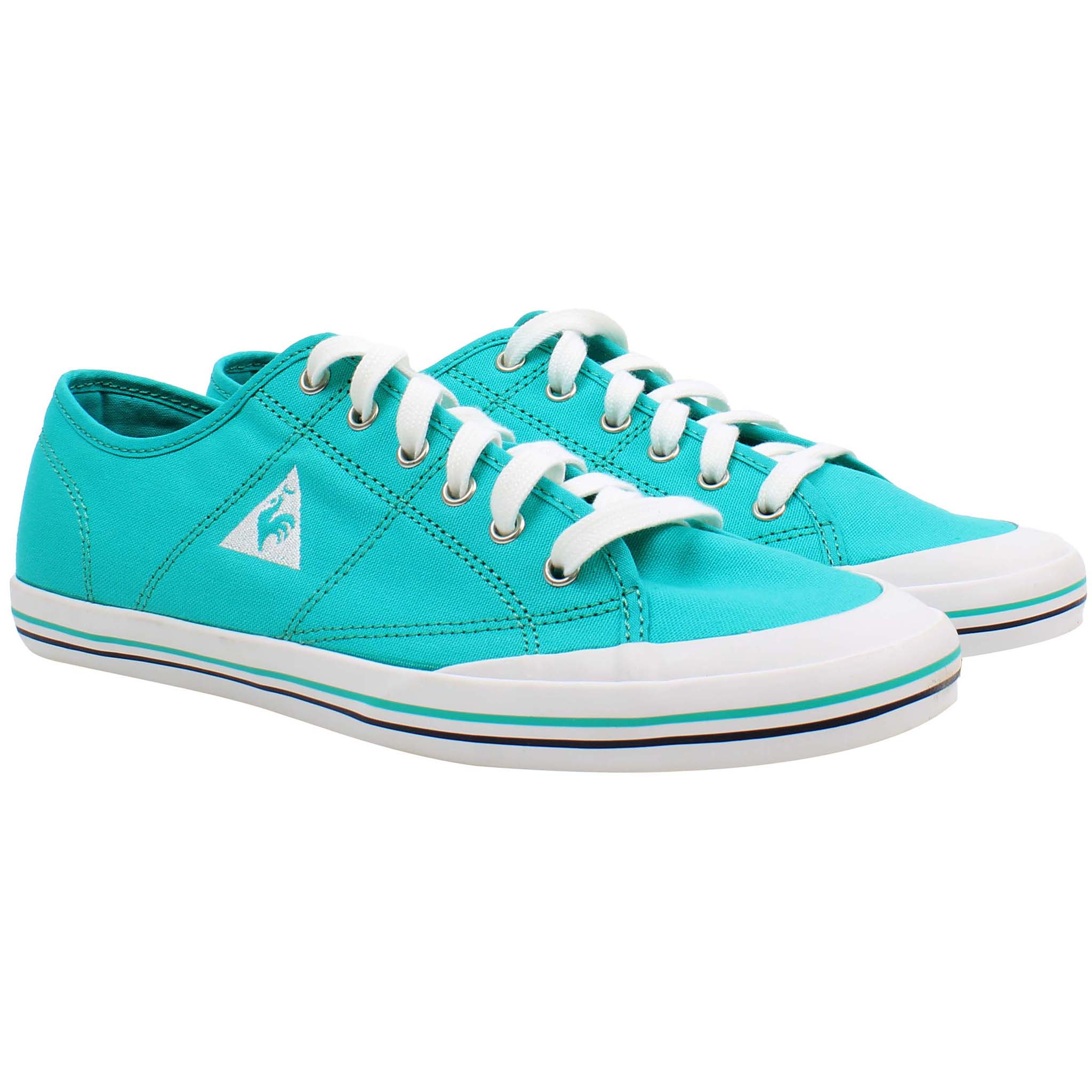 Le Coq Sportif Grandville Womens Green Plimsolls