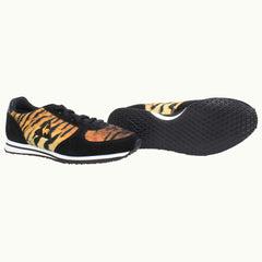 Le Coq Sportif Bolivar Tiger Womens Black/Brown Trainers NO BOX