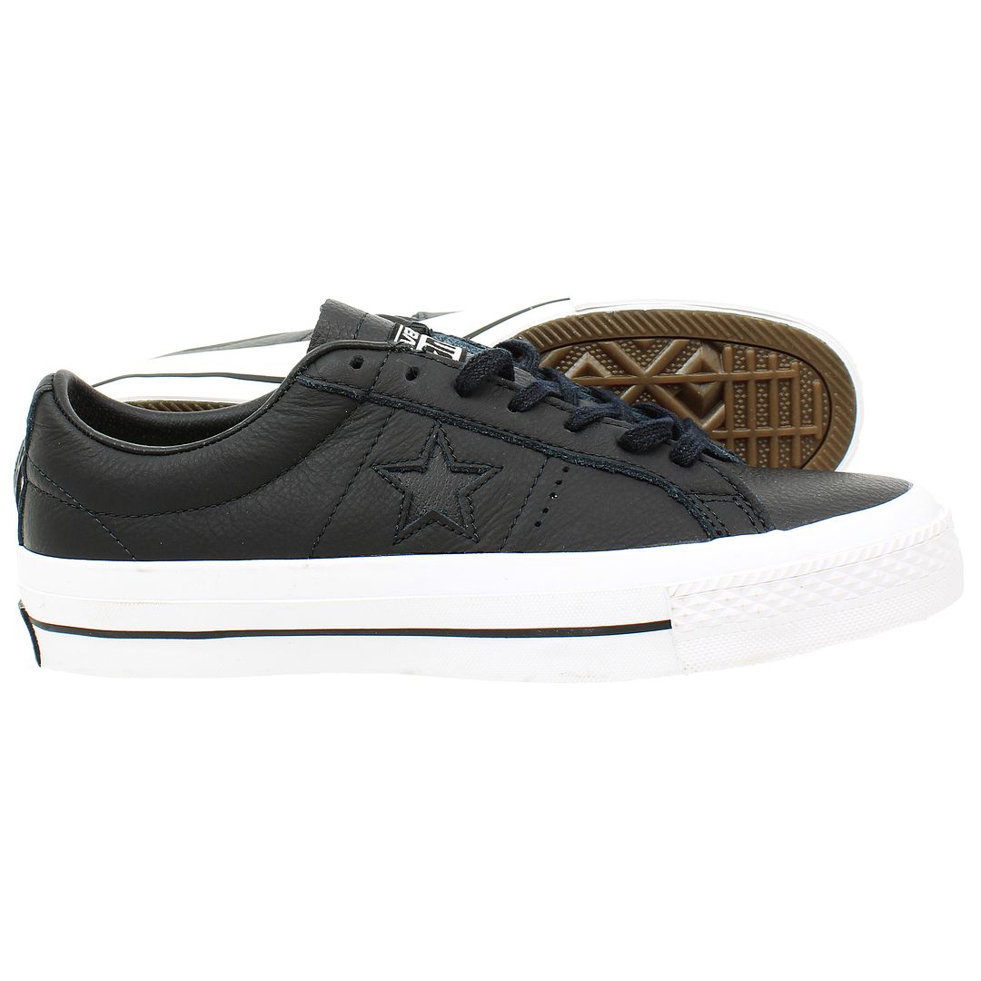 Converse One Star OX Mens Black Plimsolls