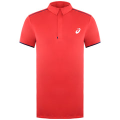 Asics Gel-Cool Mens Red Performance Polo Shirt