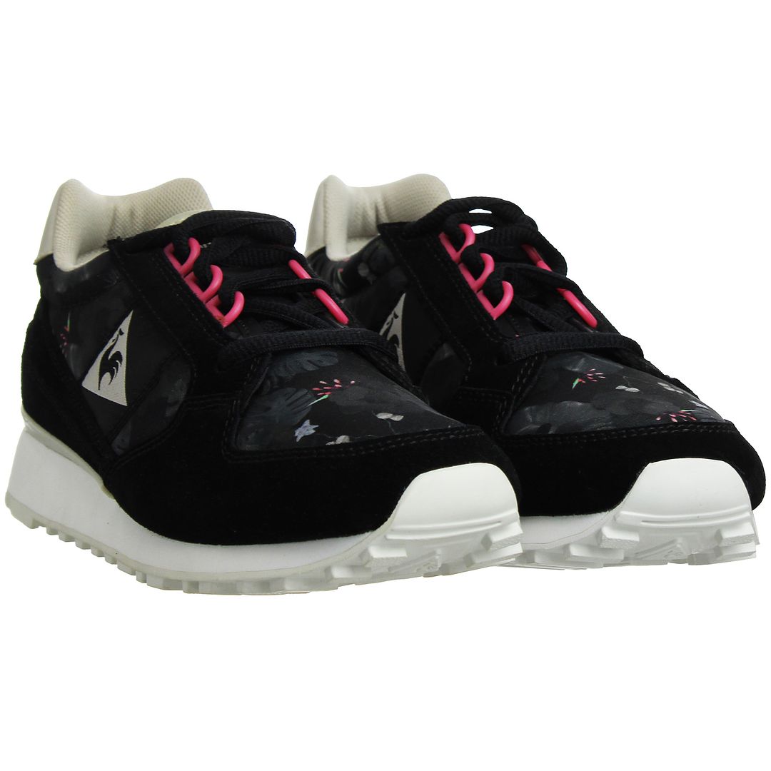 Le Coq Sportif Eclat Winter Floral Womens Black Trainers