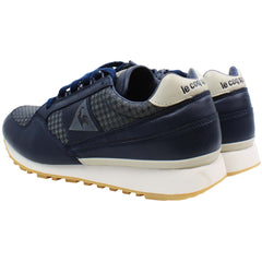 Le Coq Sportif Eclat Houndstooth Mens Navy Trainers