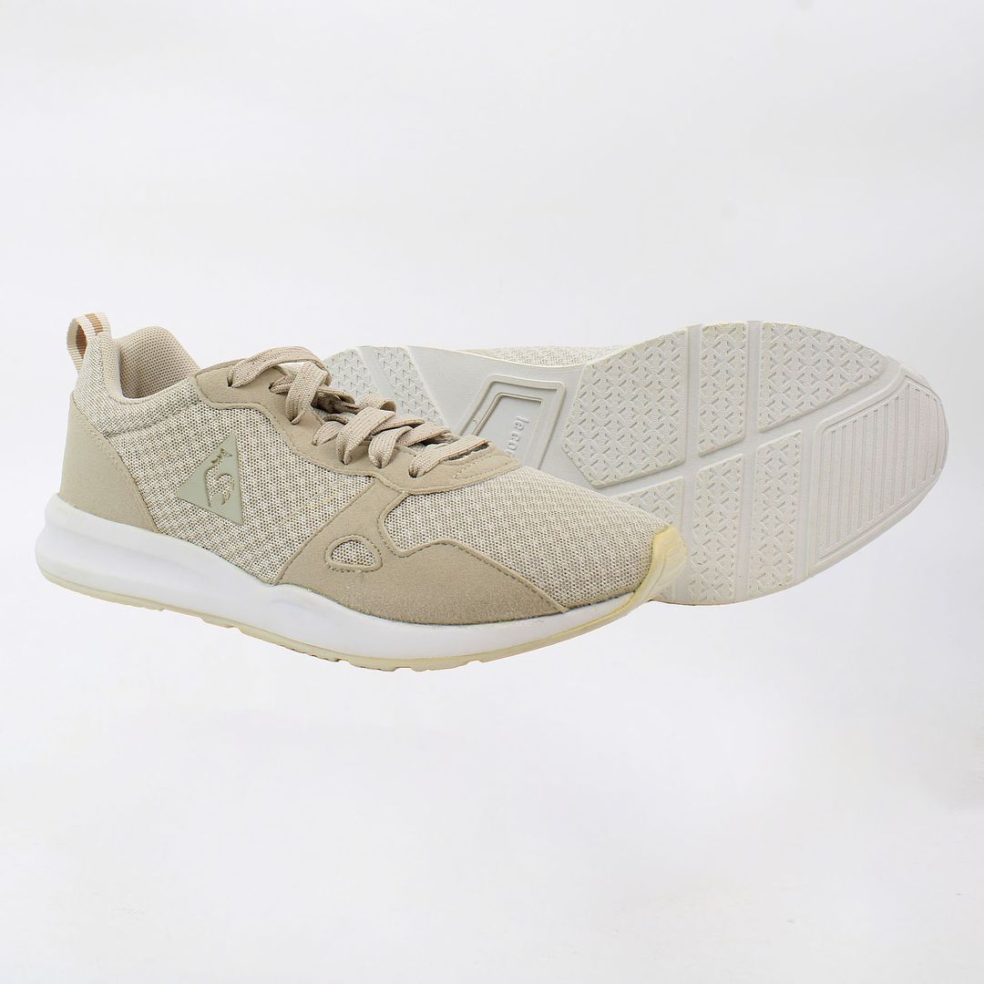 Le Coq Sportif LCS R600 Feminine Mesh Womens Beige Trainers NO BOX