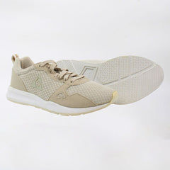 Le Coq Sportif LCS R600 Feminine Mesh Womens Beige Trainers NO BOX