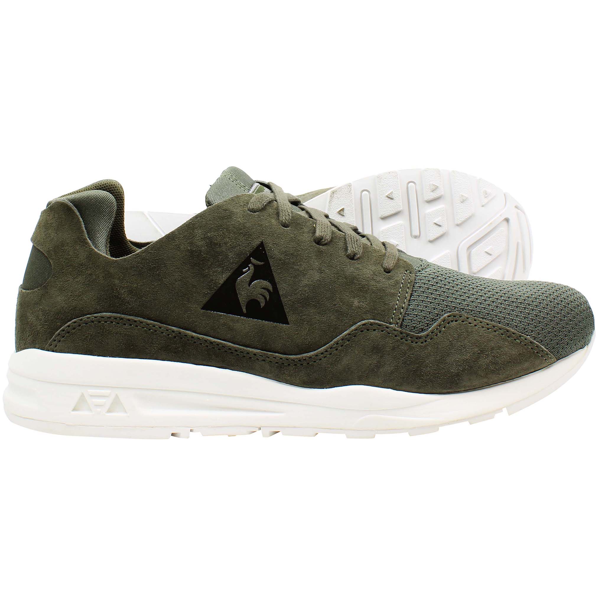 Le Coq Sportif LCS Pure Mono Luxe Mens Green Trainers