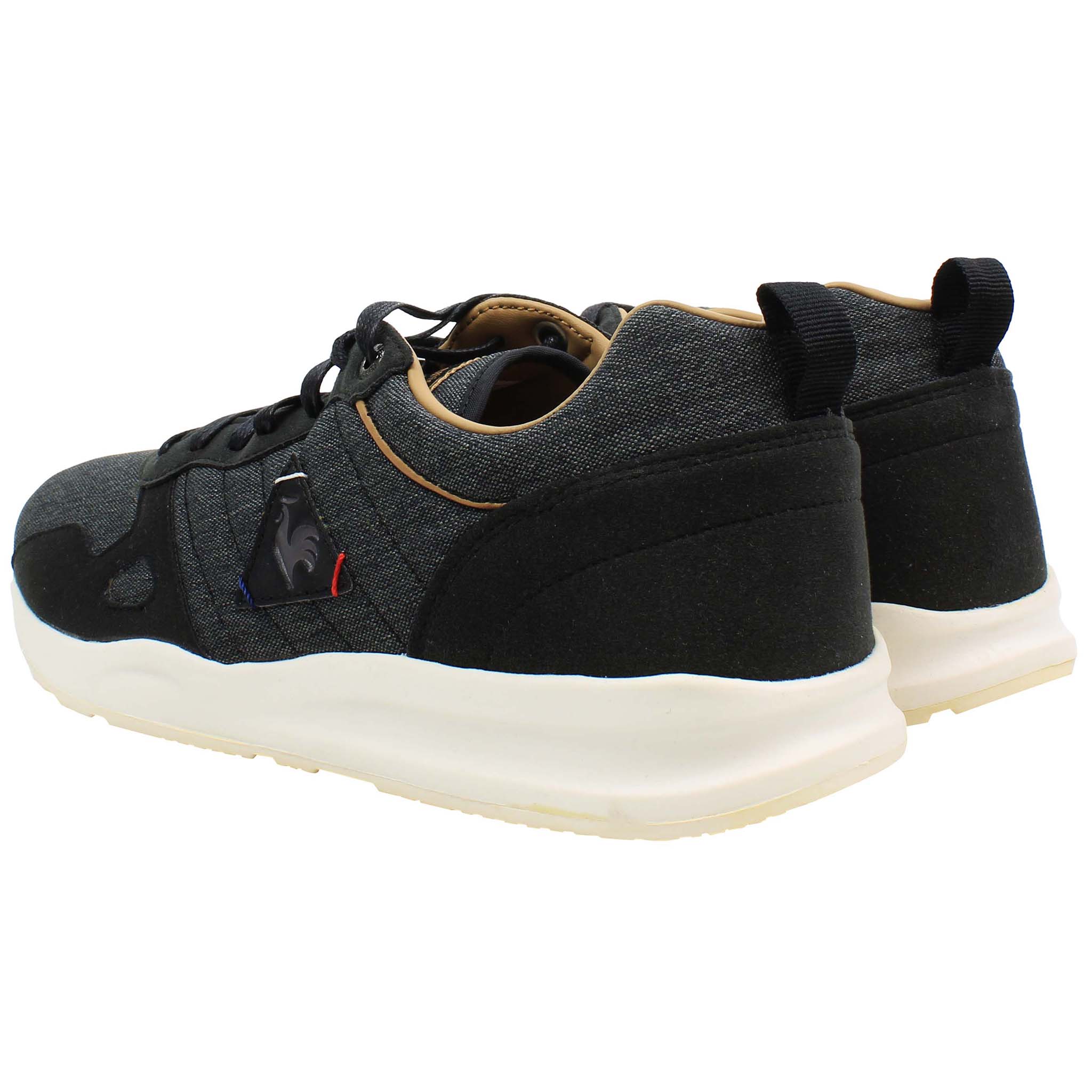 Le Coq Sportif Baskets LCS R600 2 Tones Mens Black Trainers