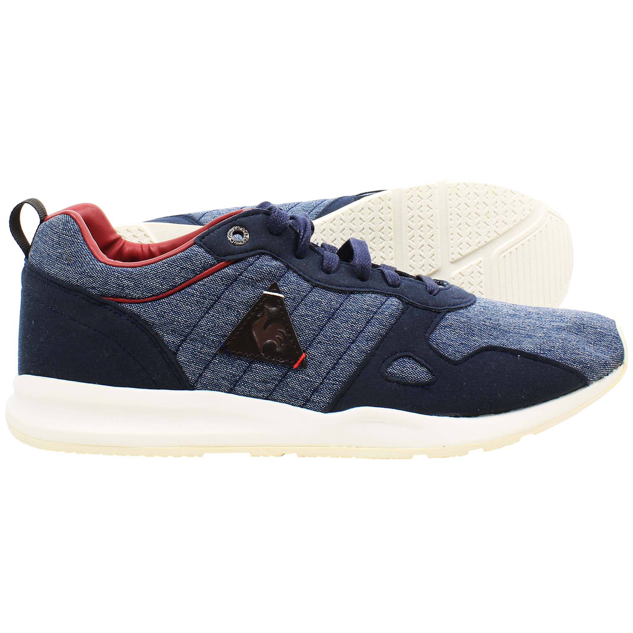 Le Coq Sportif Baskets LCS R600 2 Tones Mens Navy Trainers