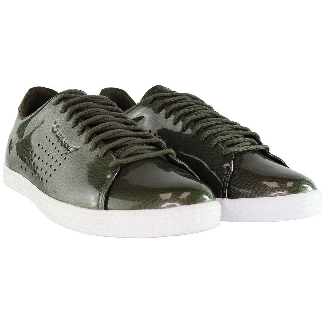 Le Coq Sportif Charline Coated Womens Green Trainers