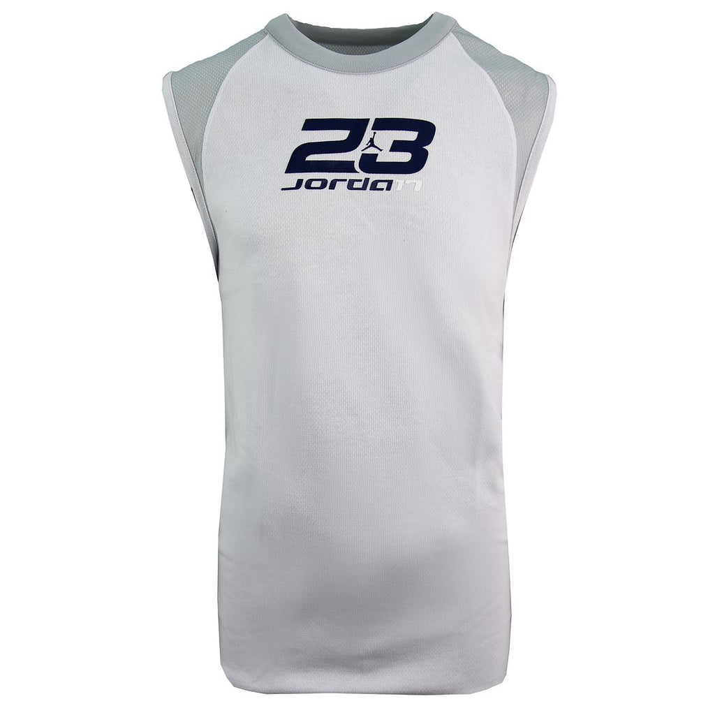 Nike Jordan 23 Mens White/Grey Vest