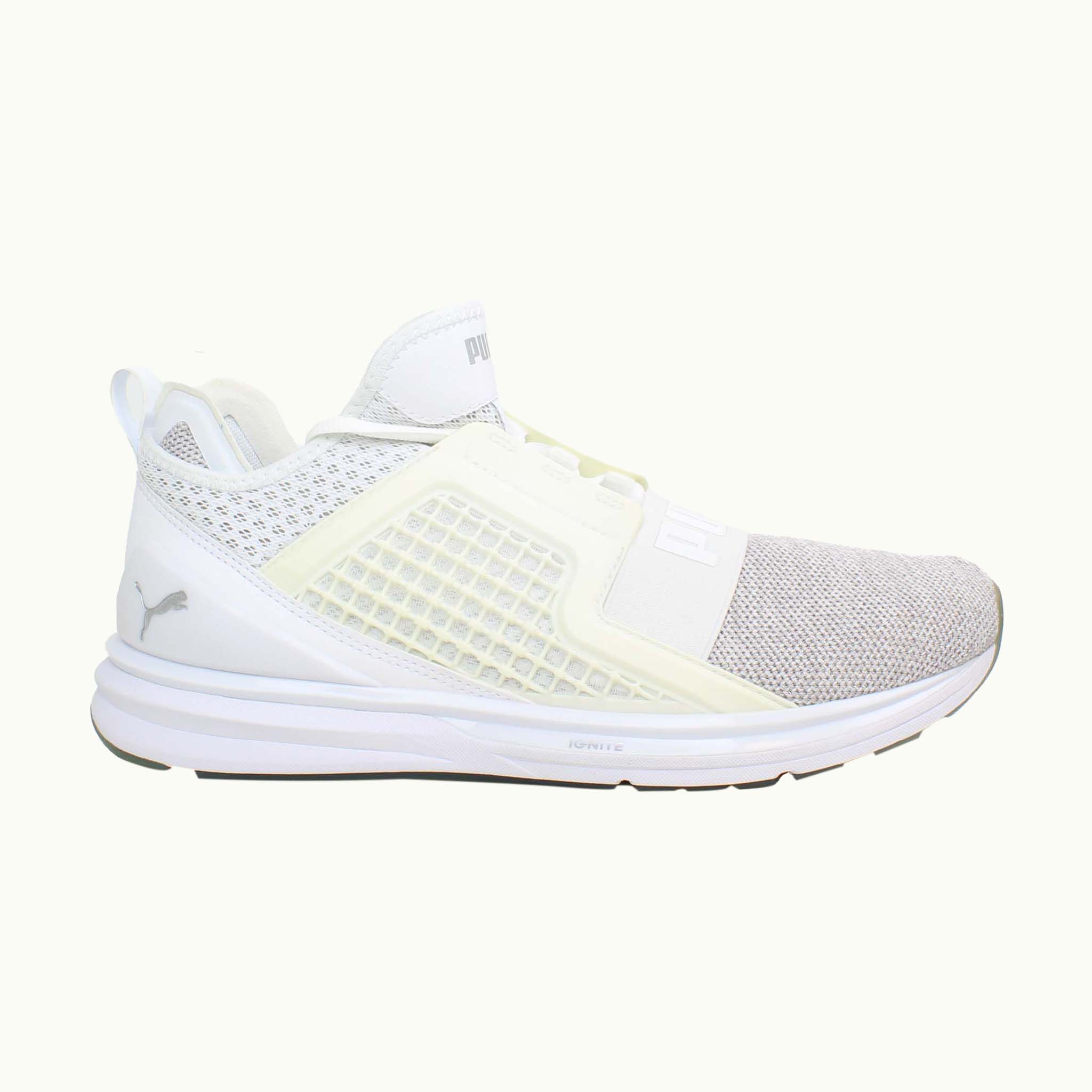 Puma Ignite Limitless Mens White Running Shoes NO BOX