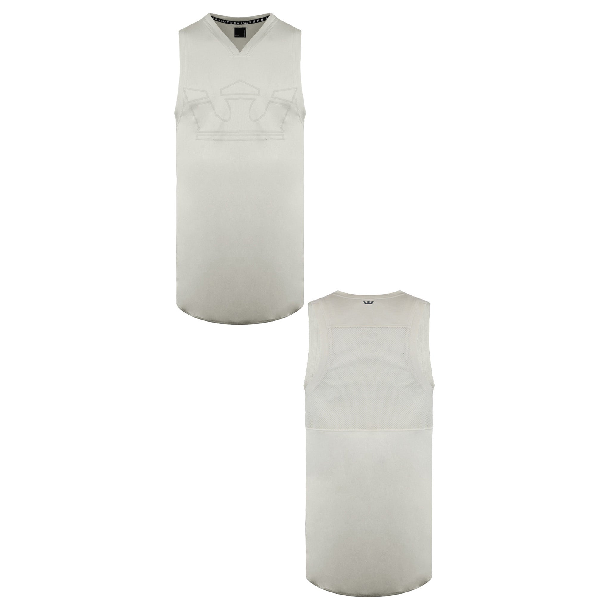 Supra Mens Off White Graphic Vest