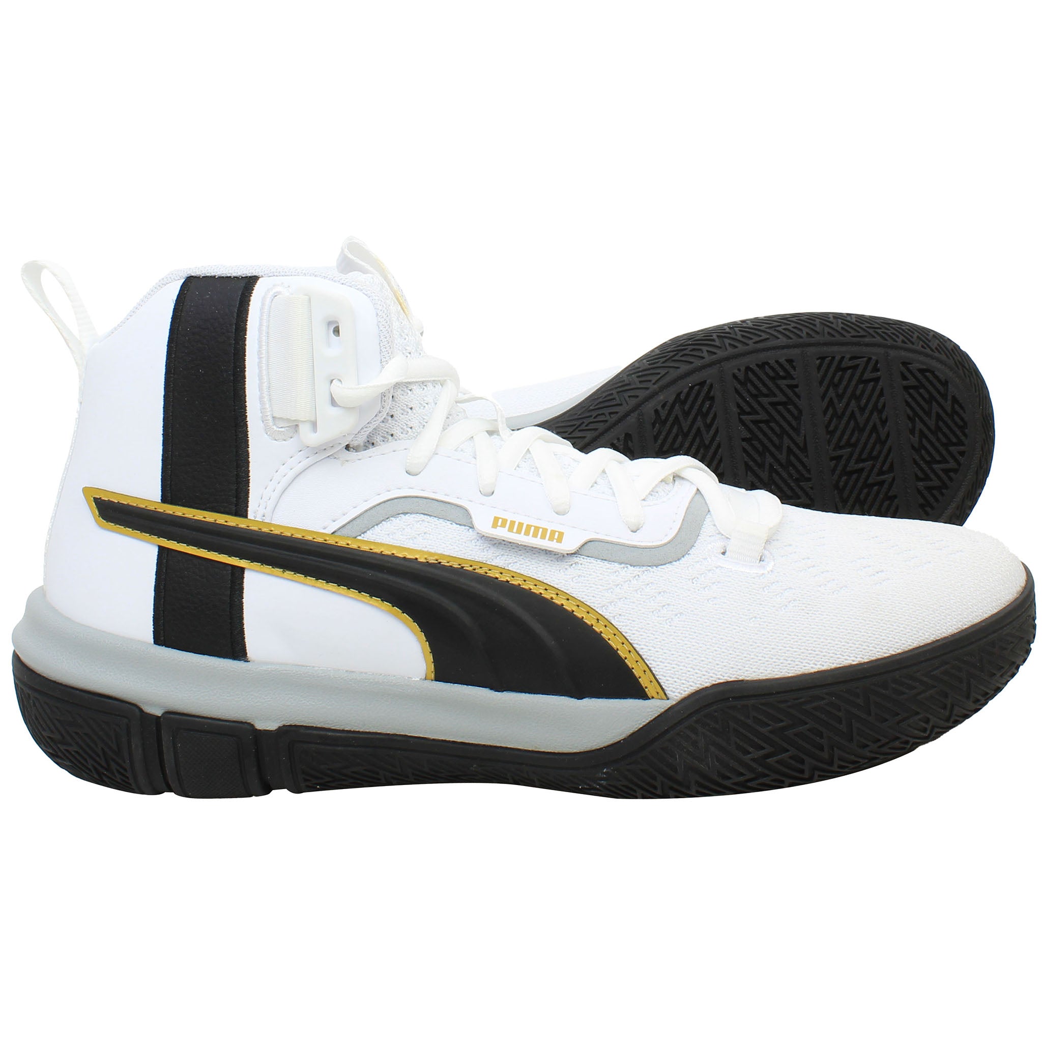 Puma Legacy 68 Mens Black/White Basketball Shoes