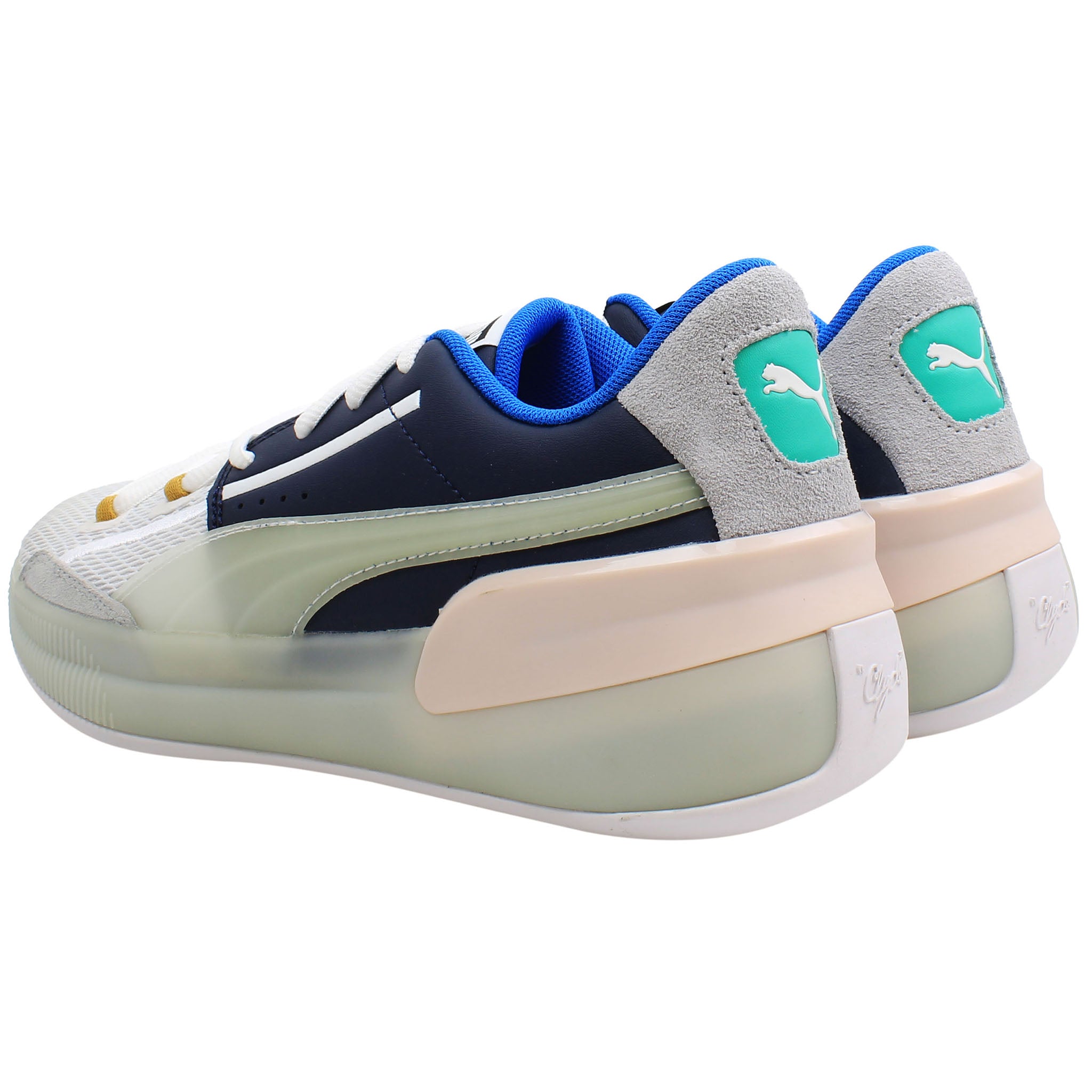 Puma Clyde Hardwood Mens Multicolour Trainers