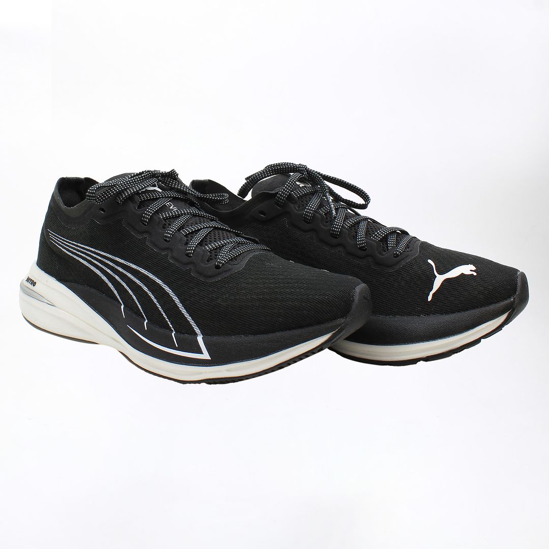 Puma Deviate Nitro Black Womens Running Shoes No Box