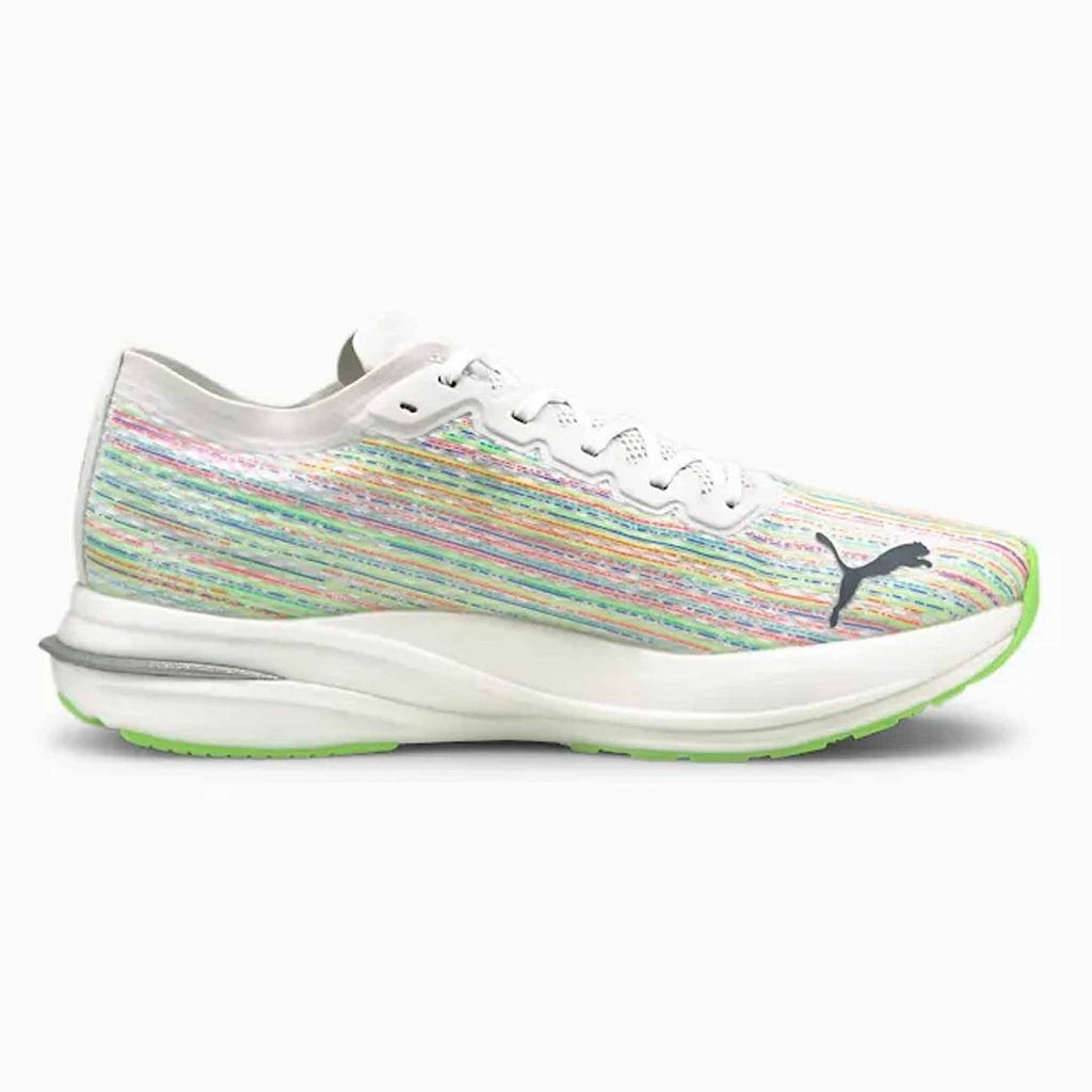 Puma Deviate Nitro Spectra Mens White Running Shoes