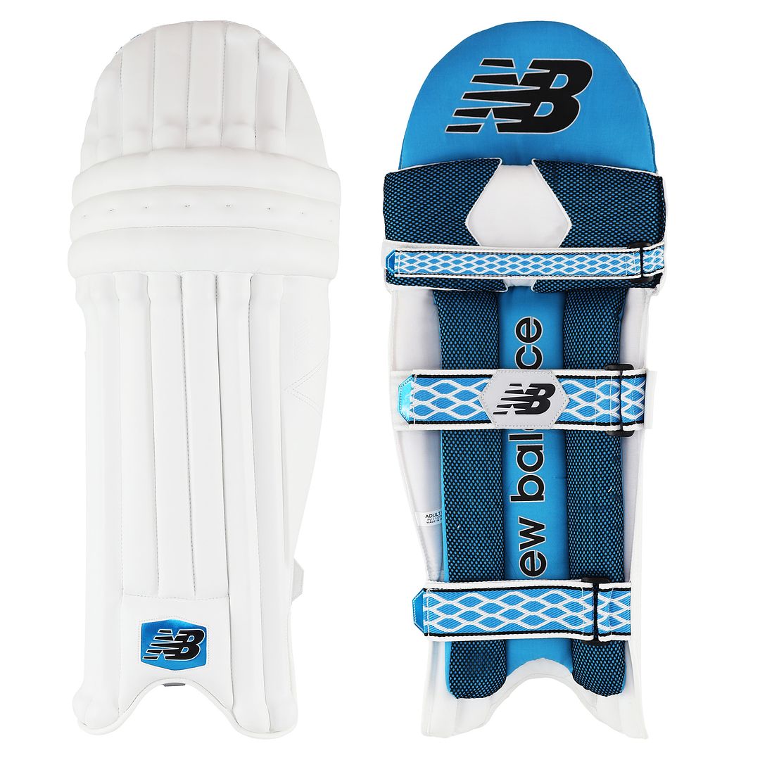 New Balance Burn Adults Mens White Cricket Batting Pads