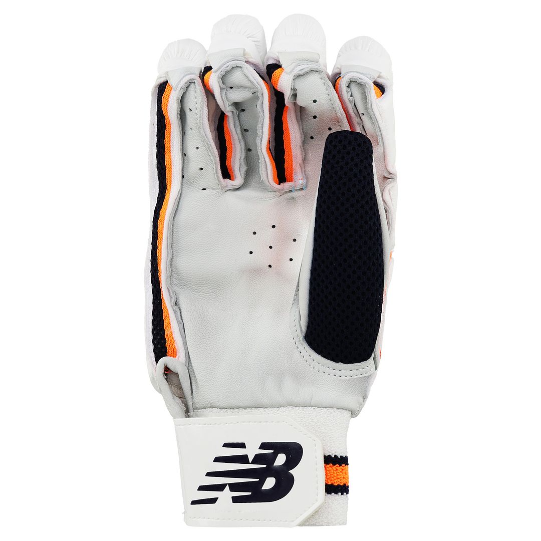 New Balance DC Pro Kids Youth White Cricket Batting Gloves