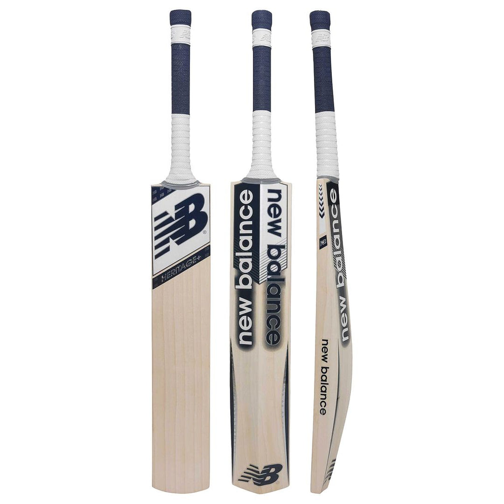 New Balance Heritage Blue Silver Mens Cricket Bat