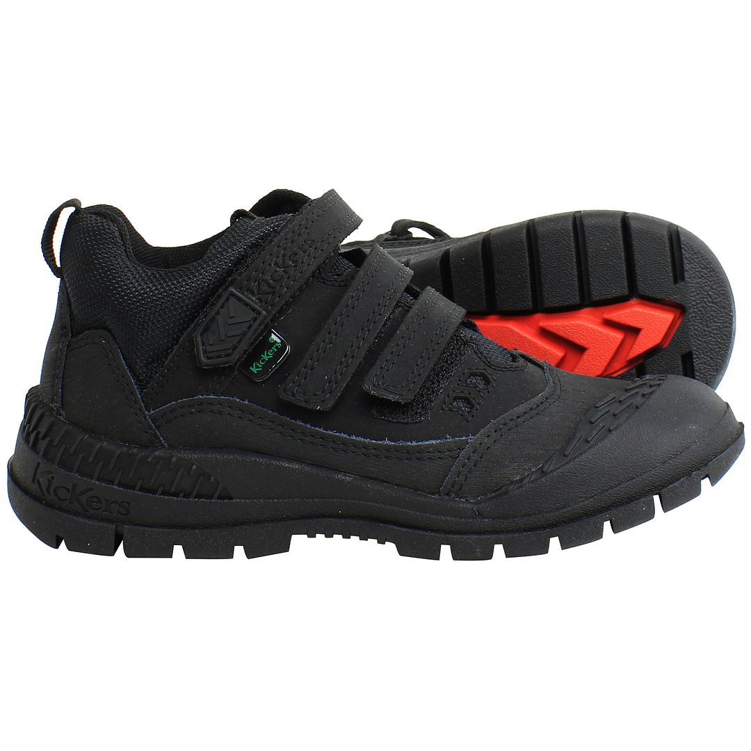 Kickers Trukka Mid Kids Black Boots