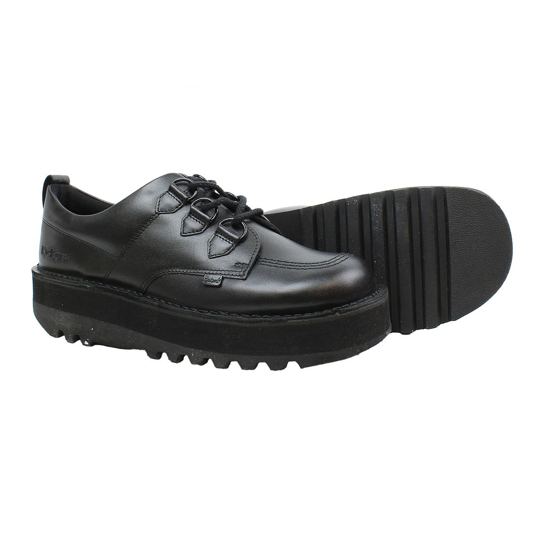 Kickers Lo Creppy Womens Black Shoes NO BOX