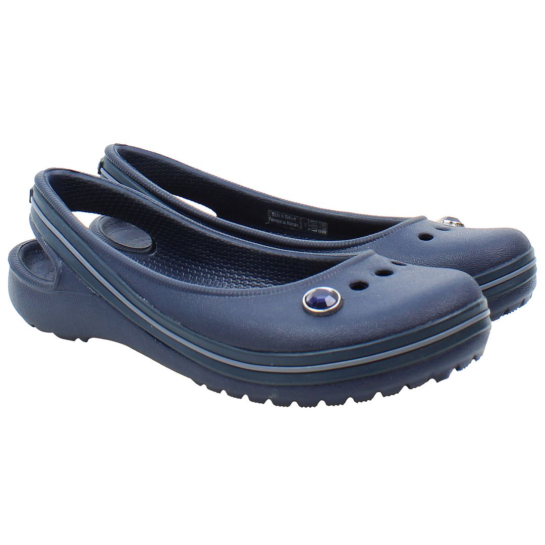 Crocs Genna II Gem Kids Navy Sandals