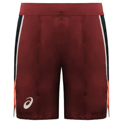 Asics Match 7inch Mens Burgundy Tennis Shorts