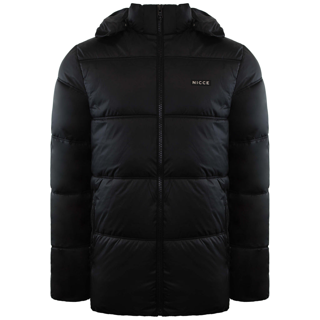 Nicce Expo Mens Black Padded Jacket