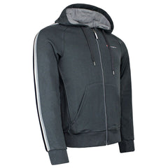 Champion Mens Grey Hooded Track Jacket