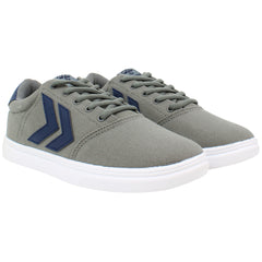 Hummel Essen Mens Grey Plimsolls