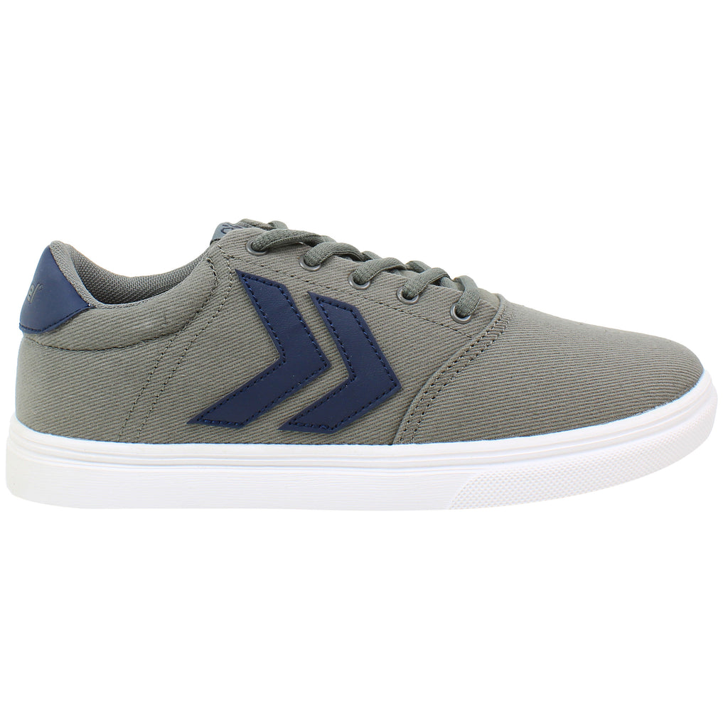 Hummel Essen Mens Grey Plimsolls