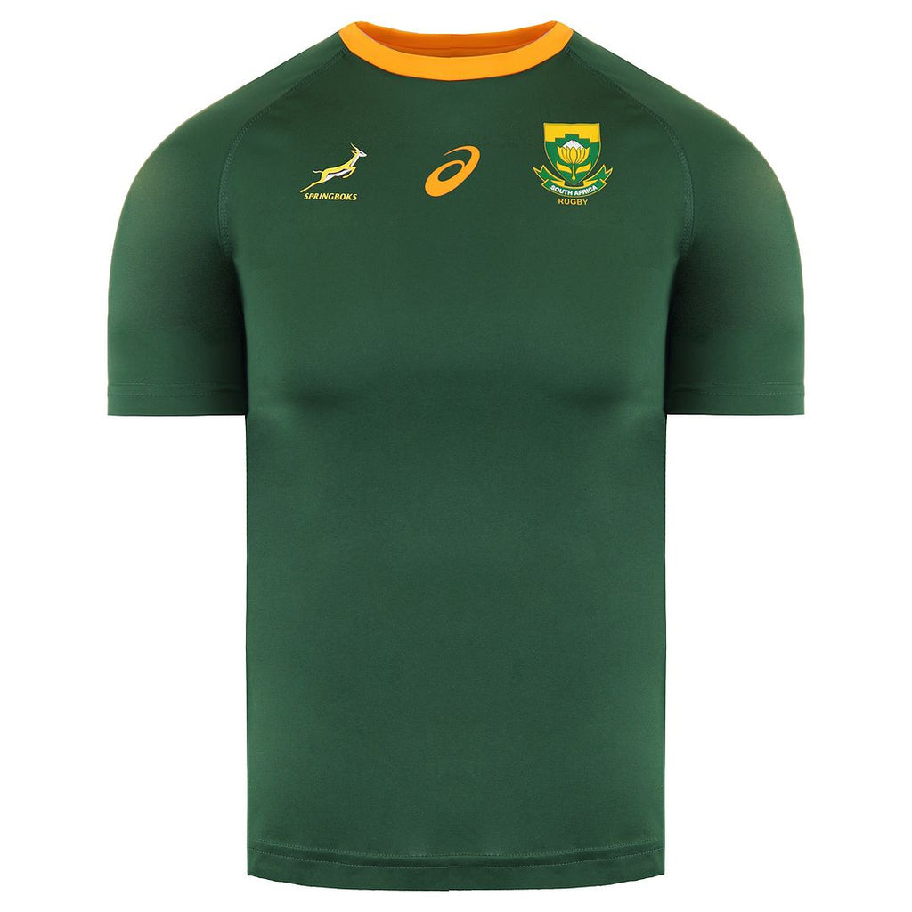 Asics South Africa Rugby Springboks Kids Green/Yellow T-Shirt