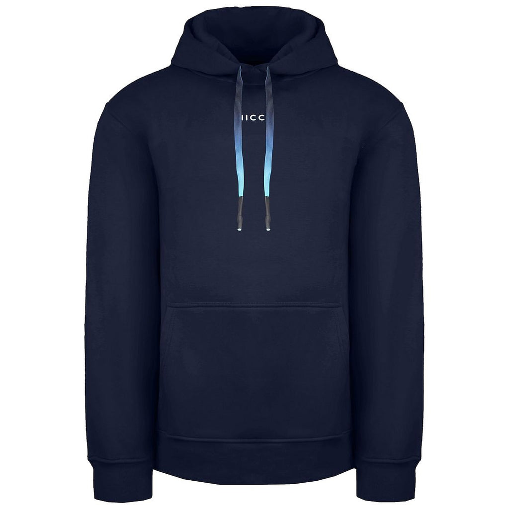 Nicce Oversized Mens Deep Navy Hoodie