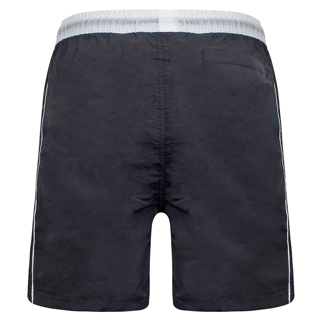 Nicce Ark Mens Black Swim Shorts