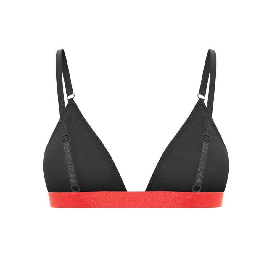 Nicce Bra + Thong - Black/Red