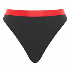 Nicce Bra + Thong - Black/Red