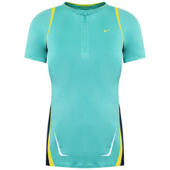 Nike Logo Womens Green Running Top