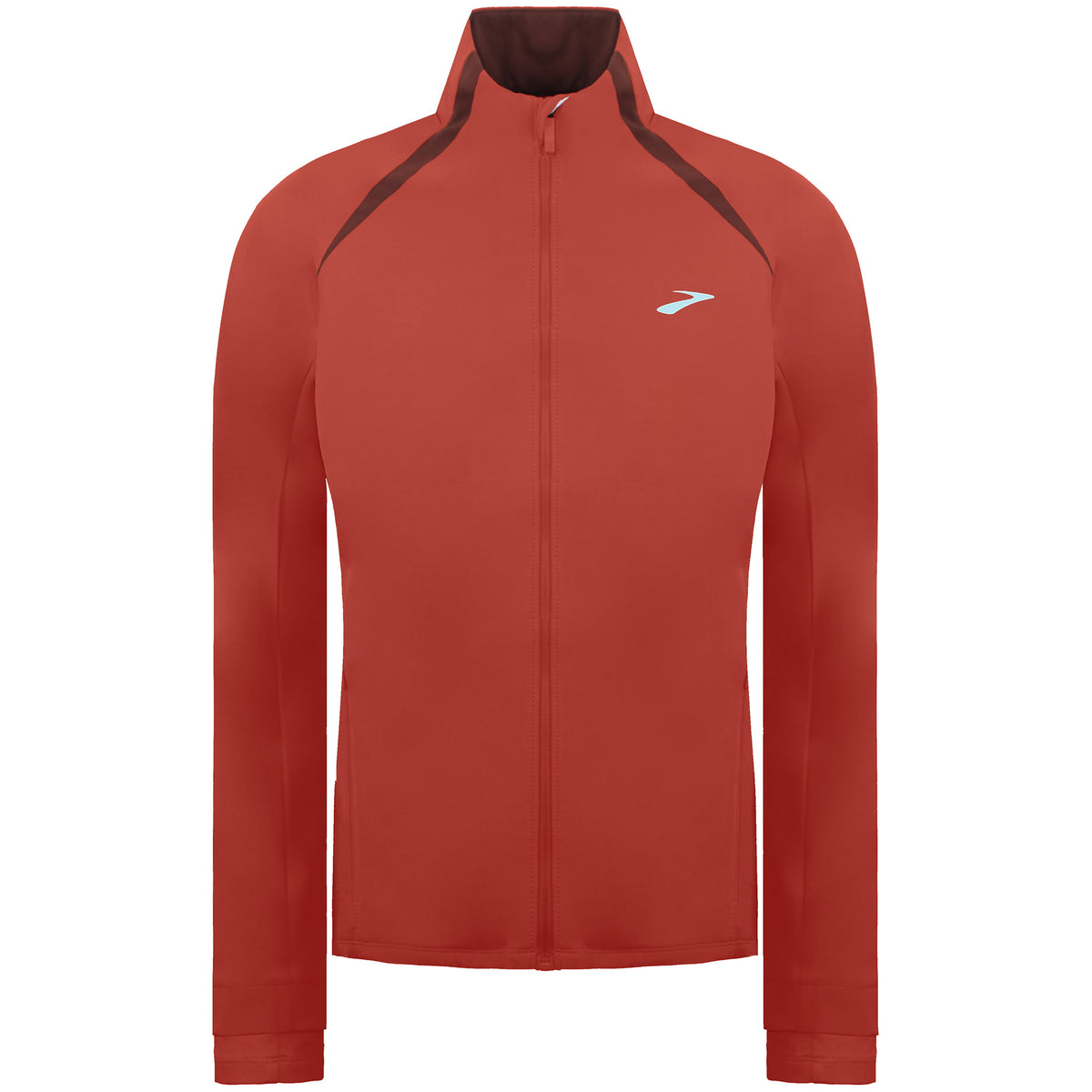 Brooks Fushion Womens Brown Hybrid Running Jacket