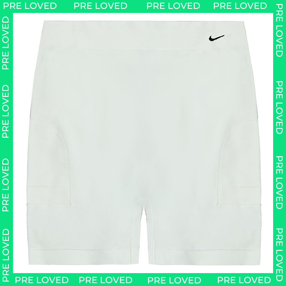 Nike Dri-Fit Womens White Seamless Shorts - Marks