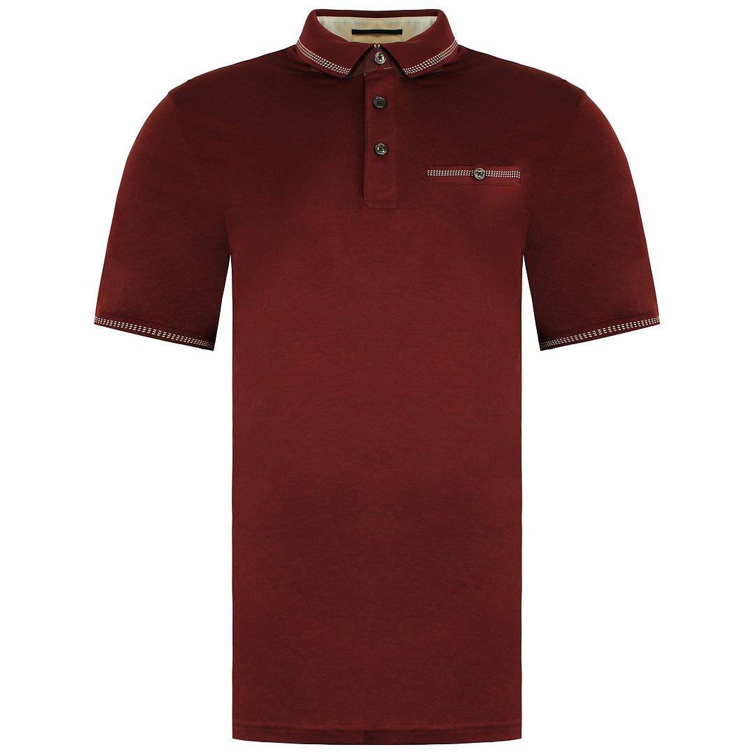 Ted Baker Tortila Mens Maroon Polo Shirt